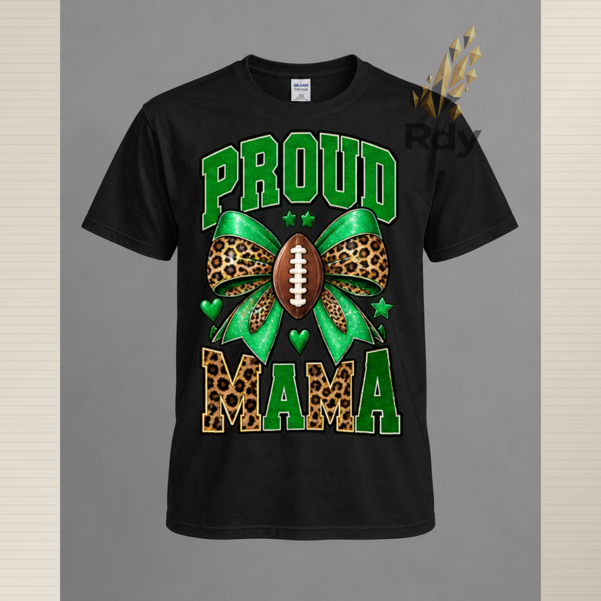 Proud Football Mama T-Shirt – Sports Mom Game Day Tee