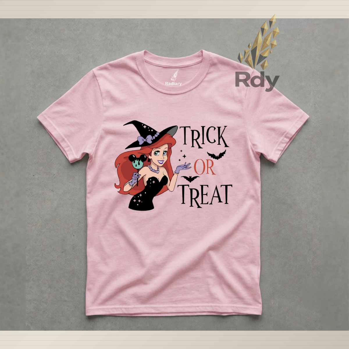 Halloween Princess Witch T-Shirts – Kids & Women’s Spooky Designs
