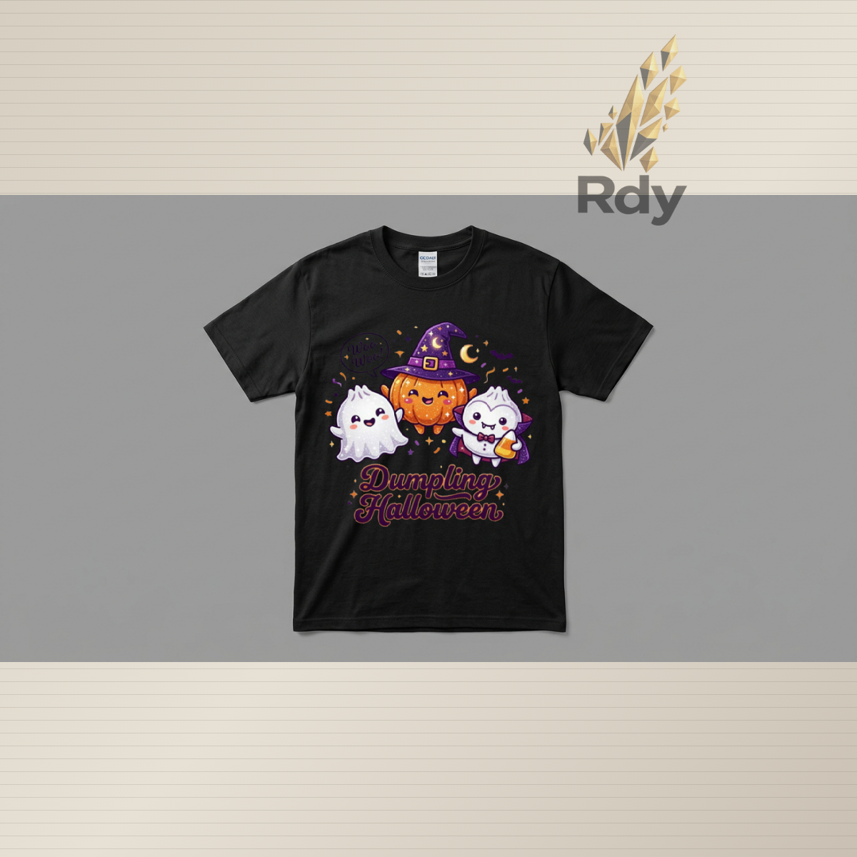 Kids Cute Halloween T-Shirts – Spooky Dumpling Collection