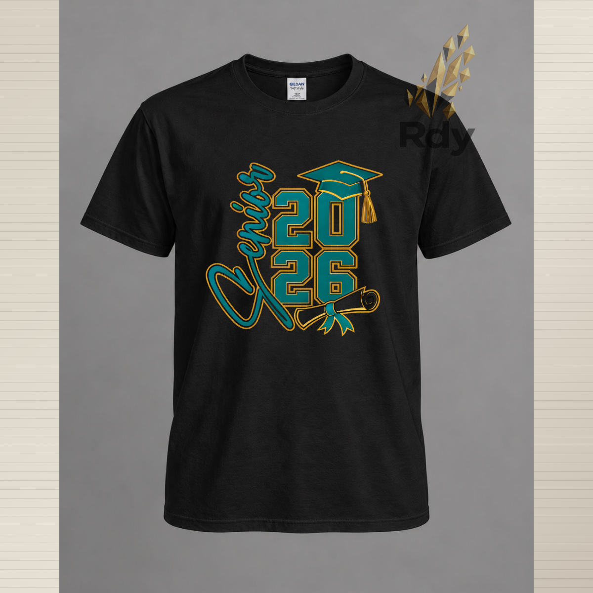 Senior 2026 Graduation Shirt – Diploma & Cap Design
