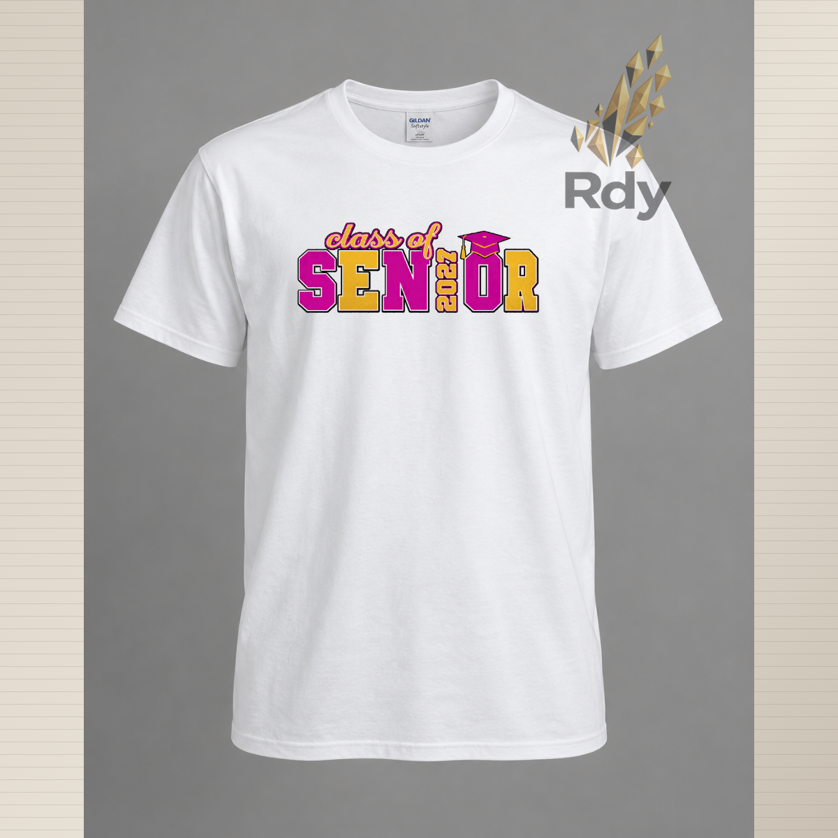 Senior 2027 Minimal Varsity Shirt – Class of 2027 Tee