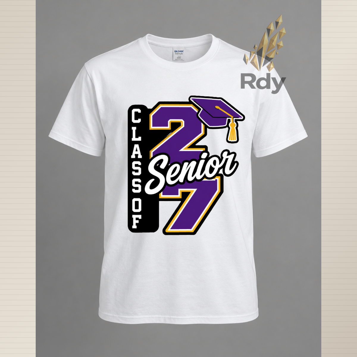 Class of 27 Senior Shirt – Graduation Cap Senior Tee