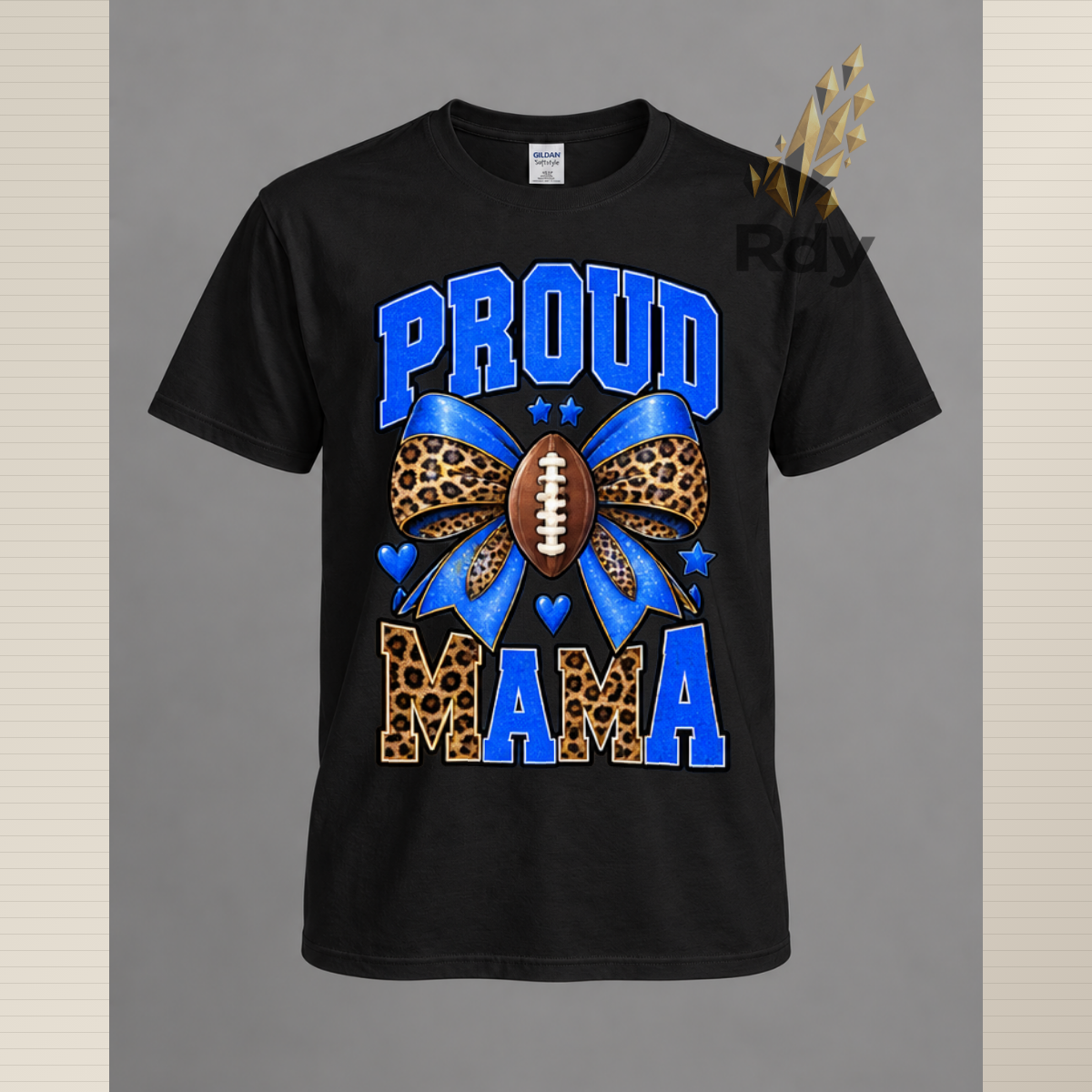 Proud Football Mama T-Shirt – Sports Mom Game Day Tee
