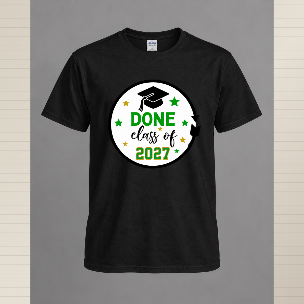 Done Class of 2027 Graduation Shirt – Funny Senior Tee