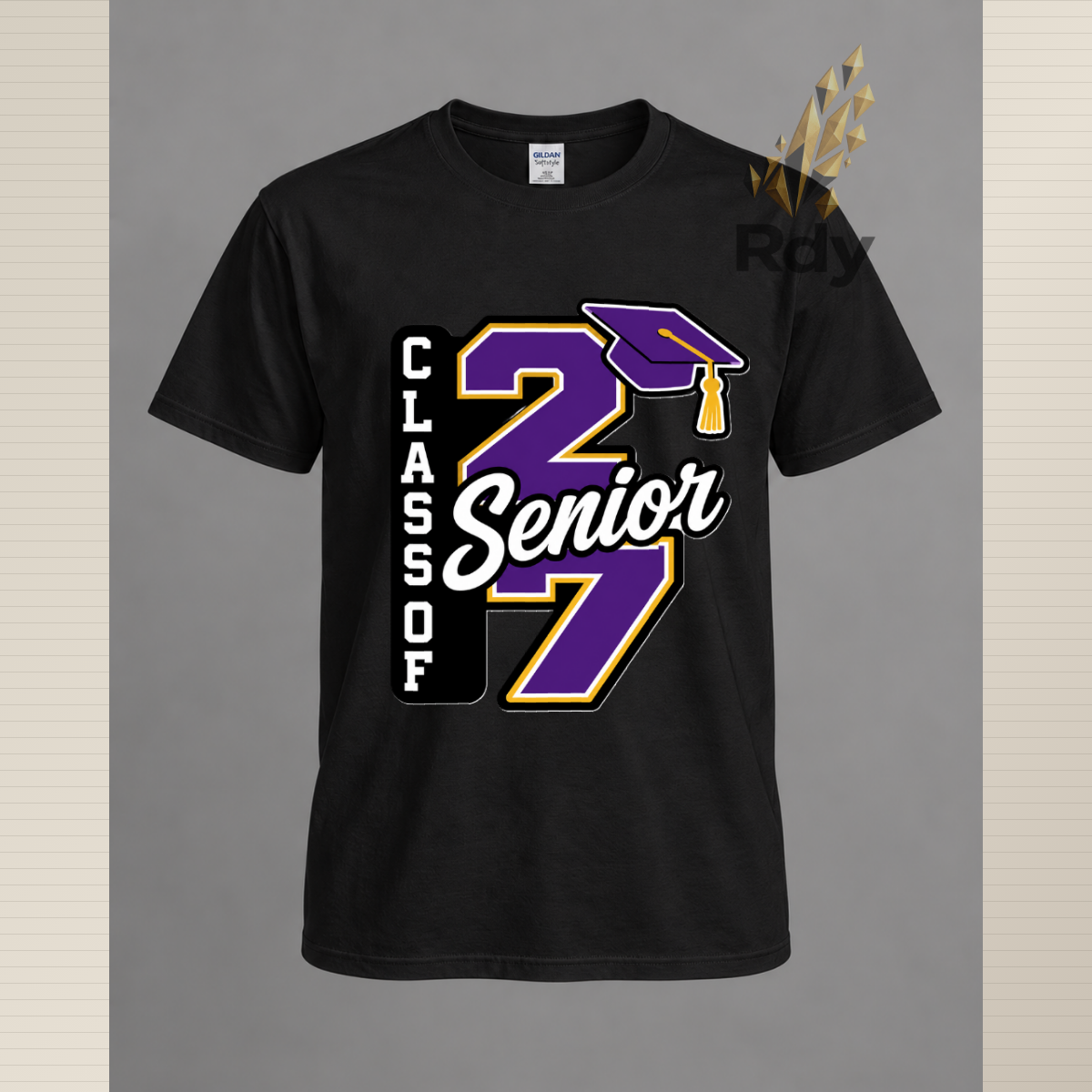 Class of 27 Senior Shirt – Graduation Cap Senior Tee