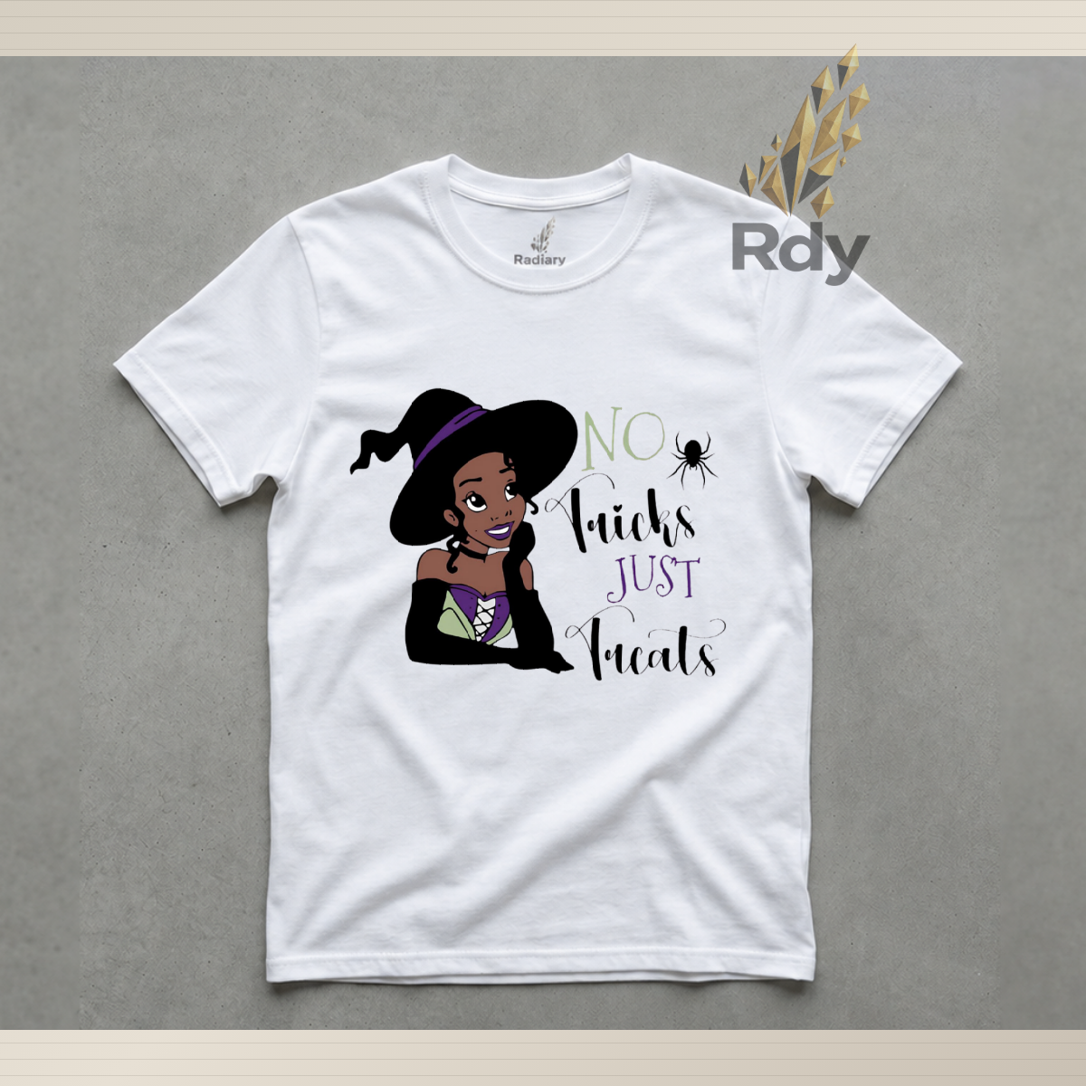 Halloween Princess Witch T-Shirts – Kids & Women’s Spooky Designs