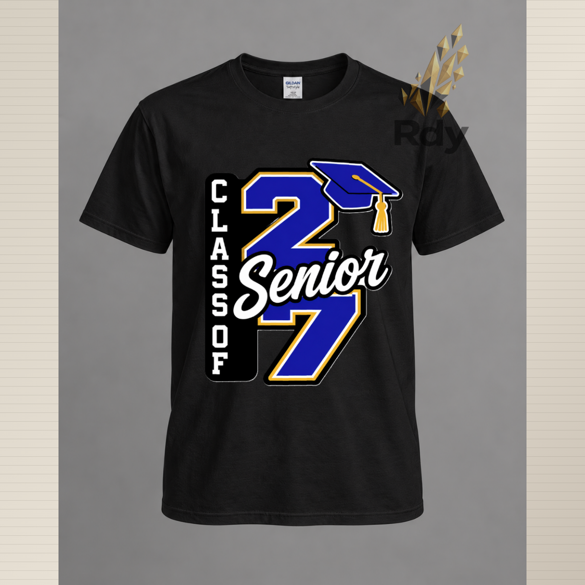 Class of 27 Senior Shirt – Graduation Cap Senior Tee