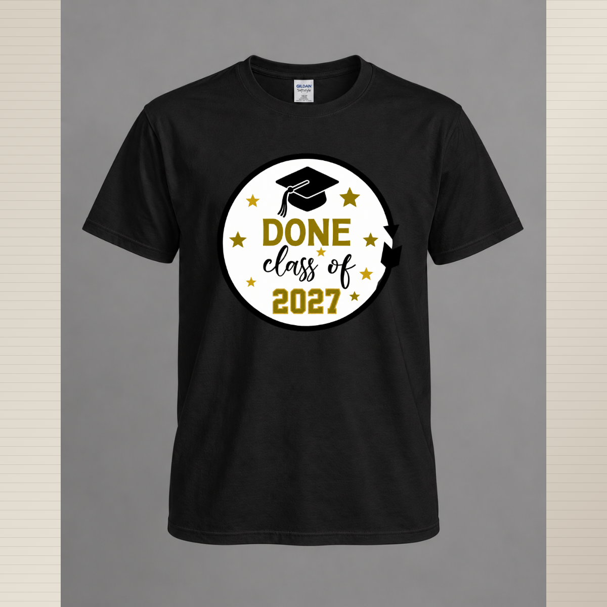 Done Class of 2027 Graduation Shirt – Funny Senior Tee
