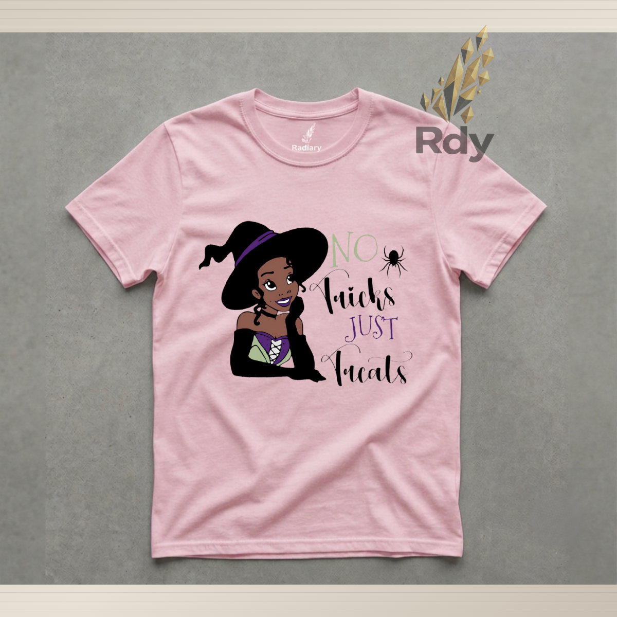 Halloween Princess Witch T-Shirts – Kids & Women’s Spooky Designs