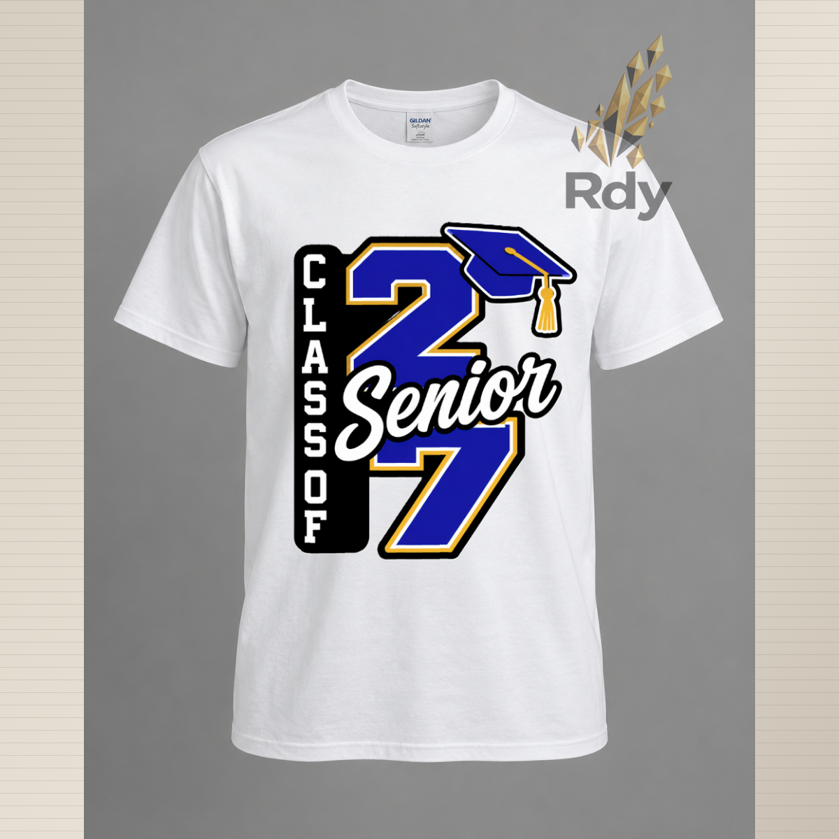 Class of 27 Senior Shirt – Graduation Cap Senior Tee