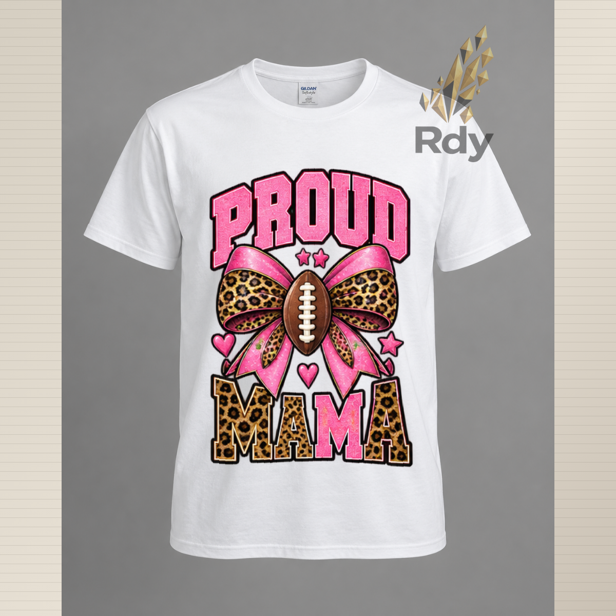 Proud Football Mama T-Shirt – Sports Mom Game Day Tee