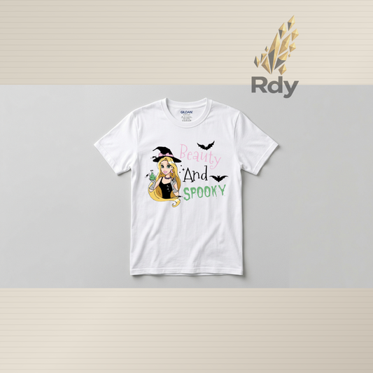 Halloween Princess Witch T-Shirts – Kids & Women’s Spooky Designs