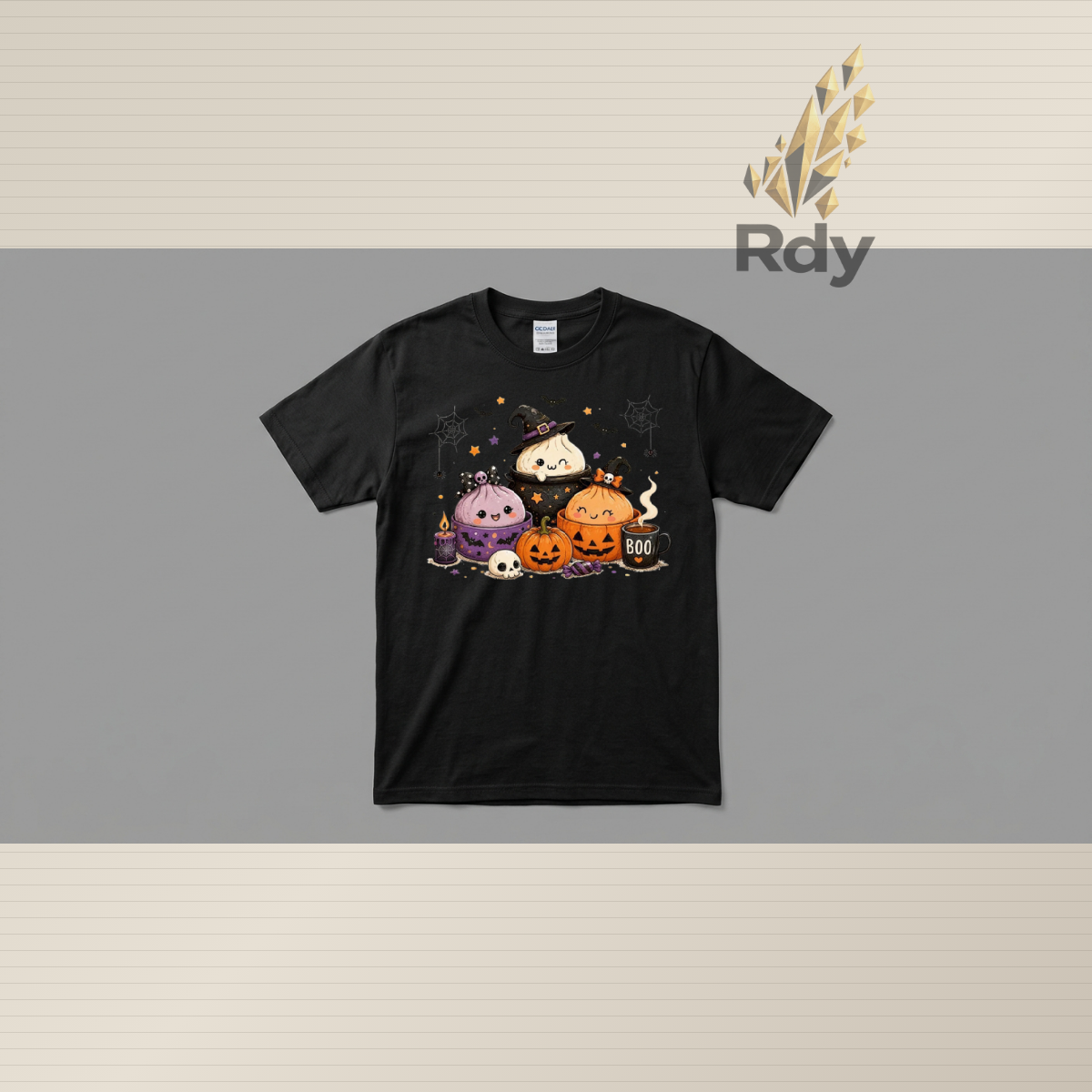 Kids Cute Halloween T-Shirts – Spooky Dumpling Collection