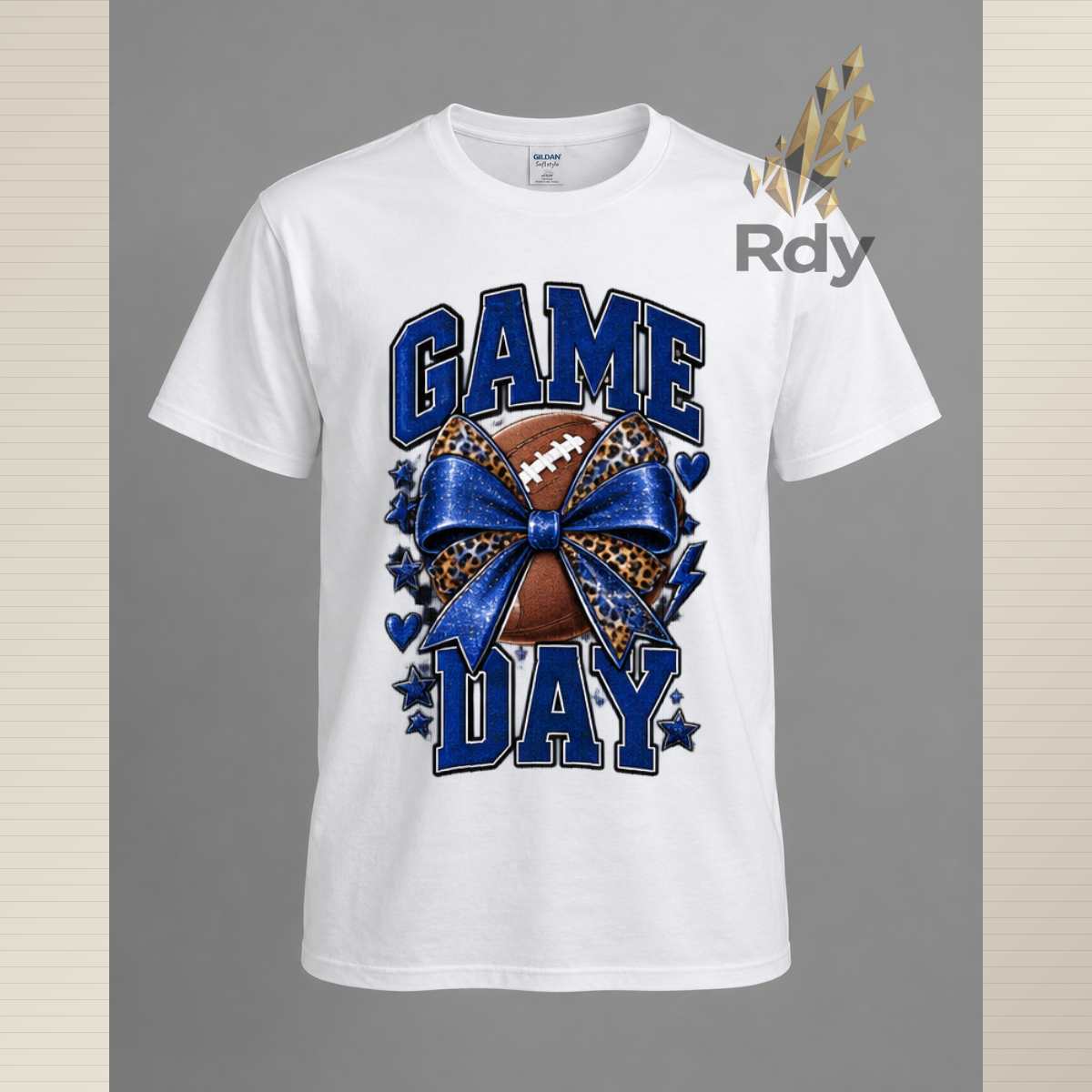 Game Day T-Shirt – Football Bow & Sports Graphic Tee  SEO Title: