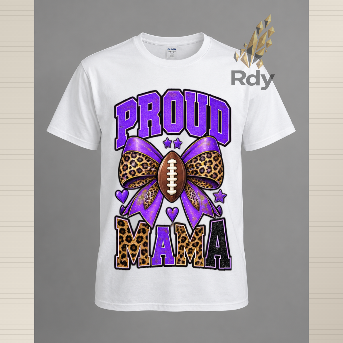 Proud Football Mama T-Shirt – Sports Mom Game Day Tee