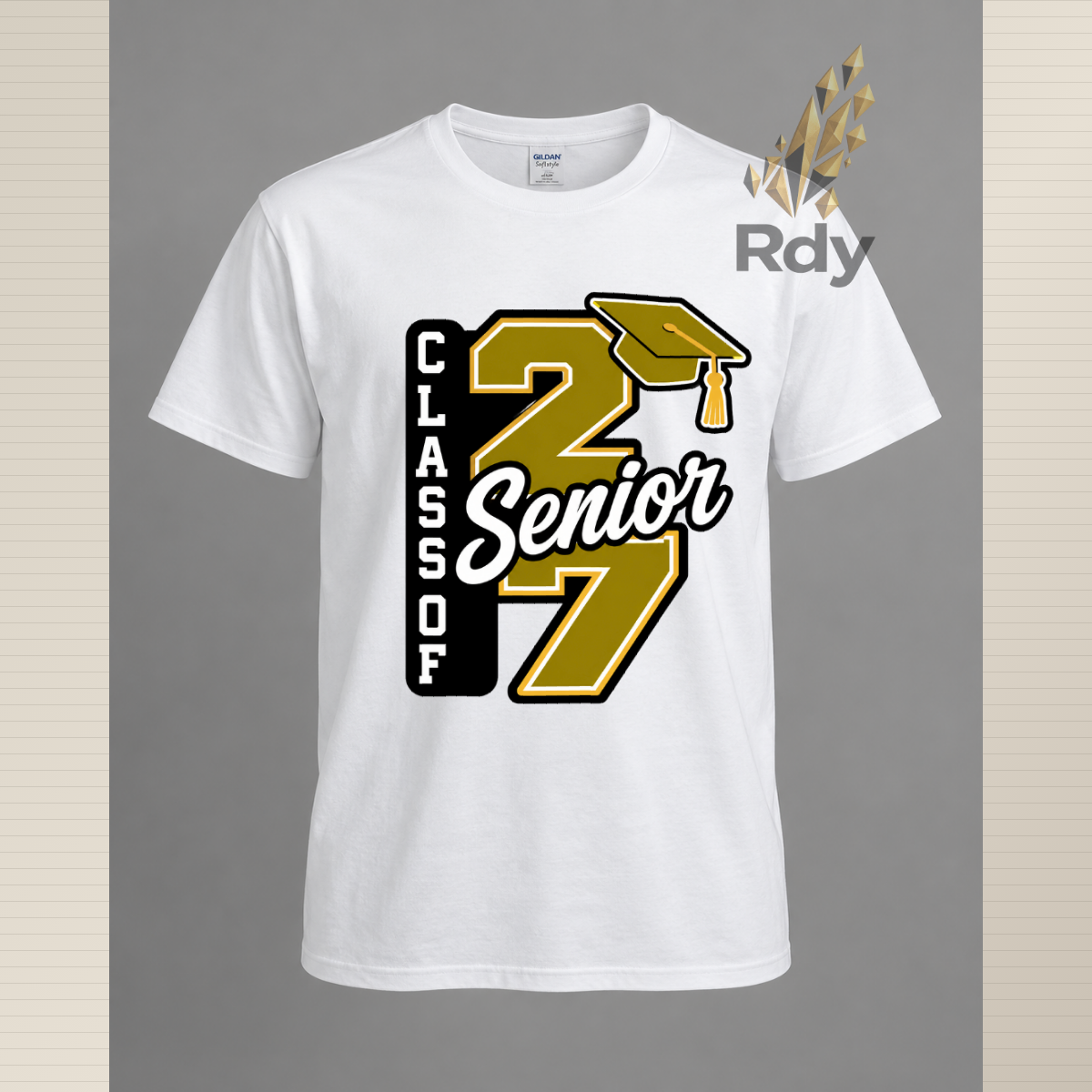 Class of 27 Senior Shirt – Graduation Cap Senior Tee