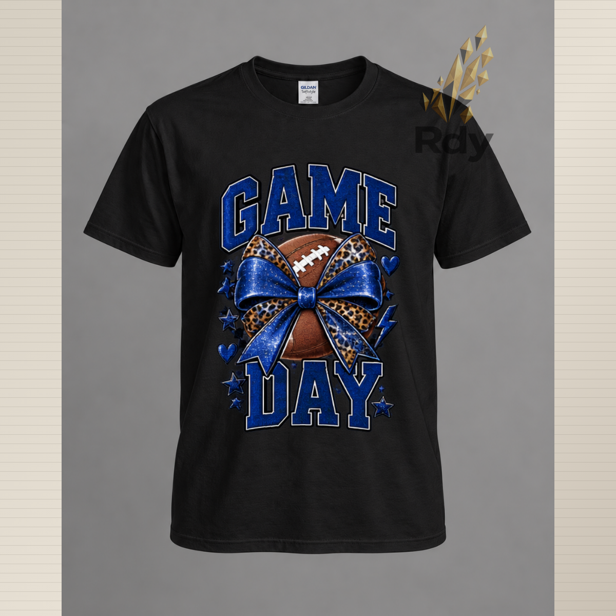 Game Day T-Shirt – Football Bow & Sports Graphic Tee  SEO Title: