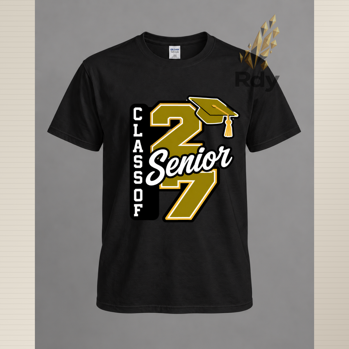 Class of 27 Senior Shirt – Graduation Cap Senior Tee