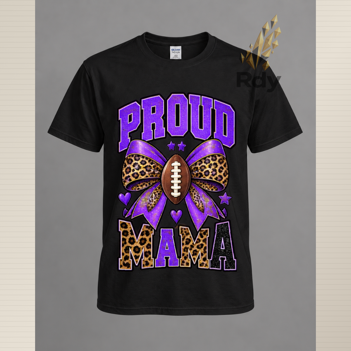 Proud Football Mama T-Shirt – Sports Mom Game Day Tee