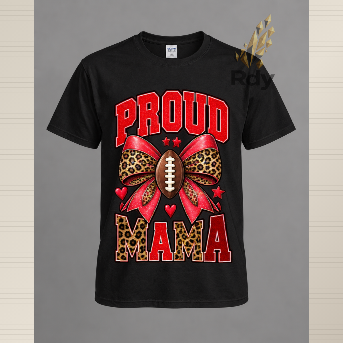 Proud Football Mama T-Shirt – Sports Mom Game Day Tee