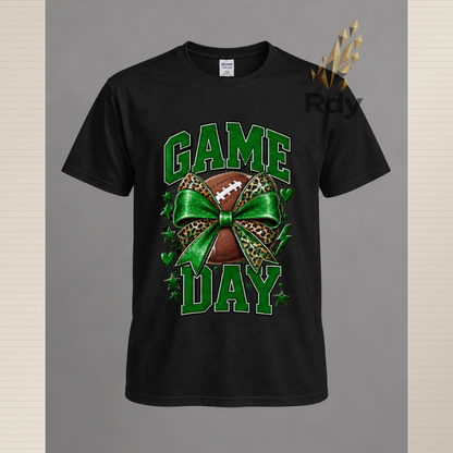 Game Day T-Shirt – Football Bow & Sports Graphic Tee  SEO Title: