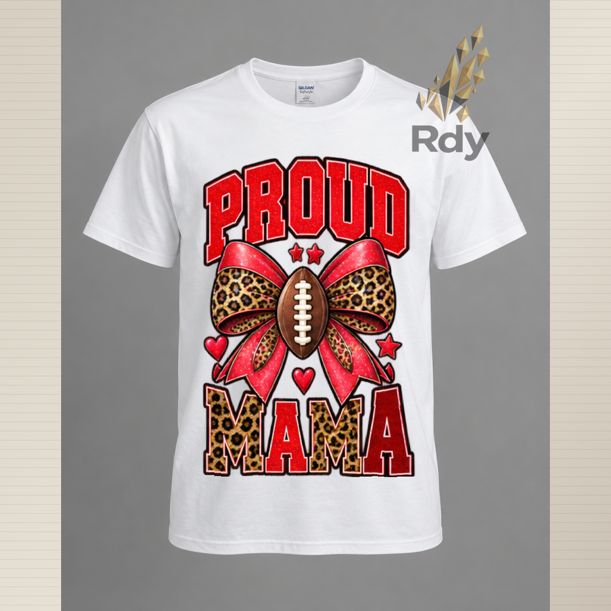 Proud Football Mama T-Shirt – Sports Mom Game Day Tee