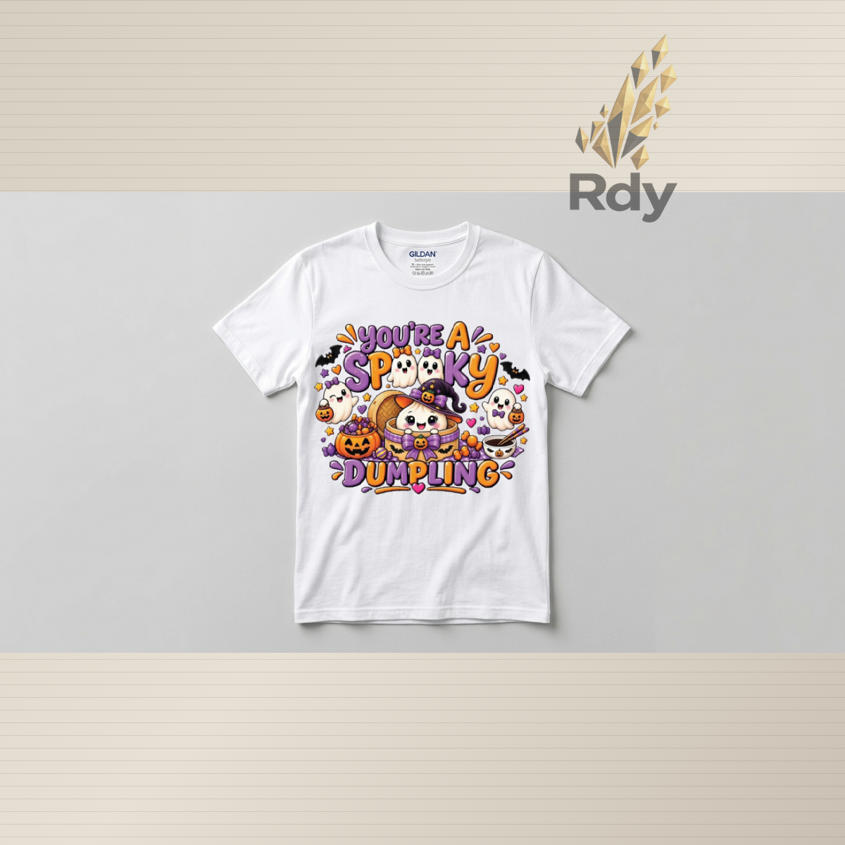 Kids Cute Halloween T-Shirts – Spooky Dumpling Collection