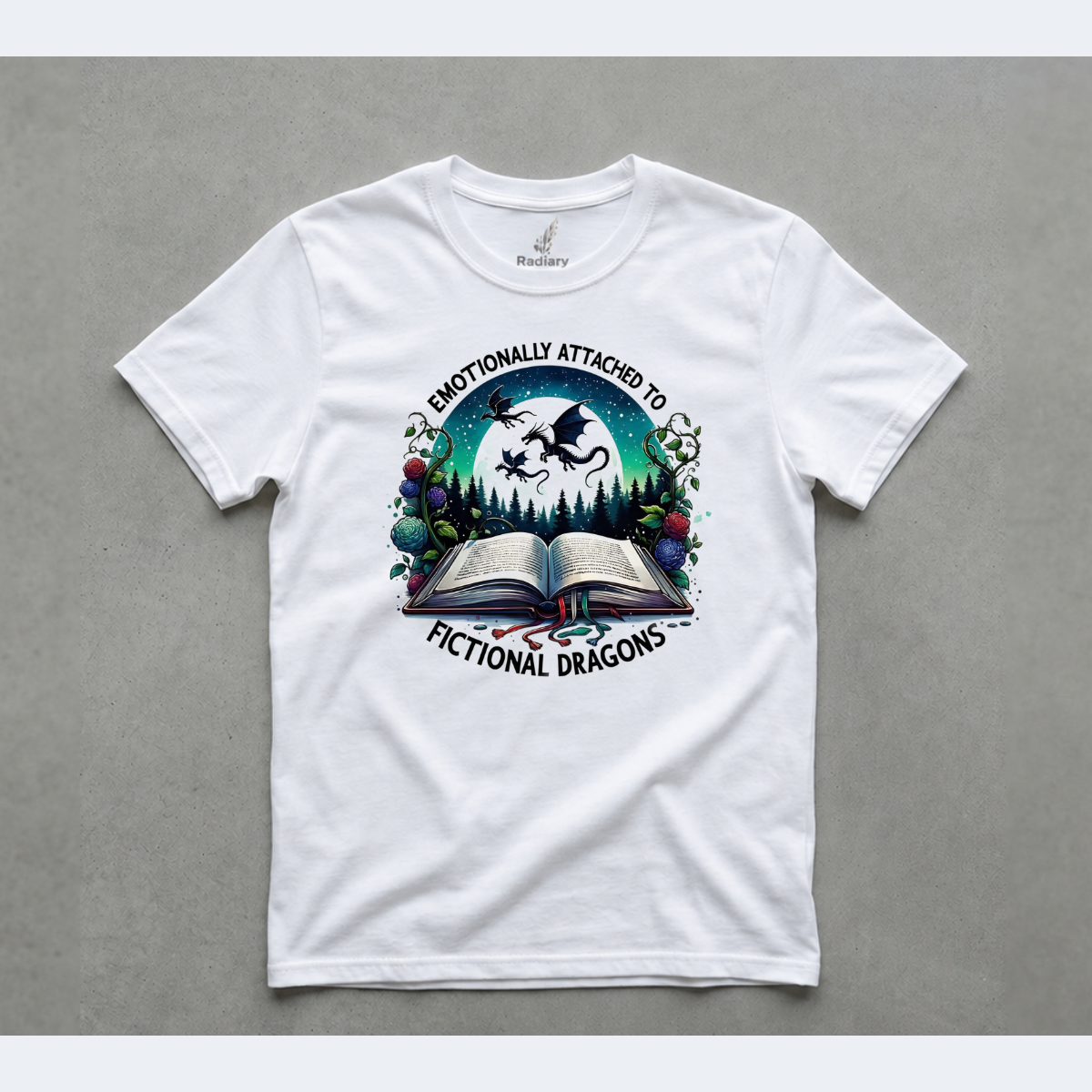 Book Lover Graphic T-Shirt Collection | Reading, Dragons, Coffee & Fantasy Designs