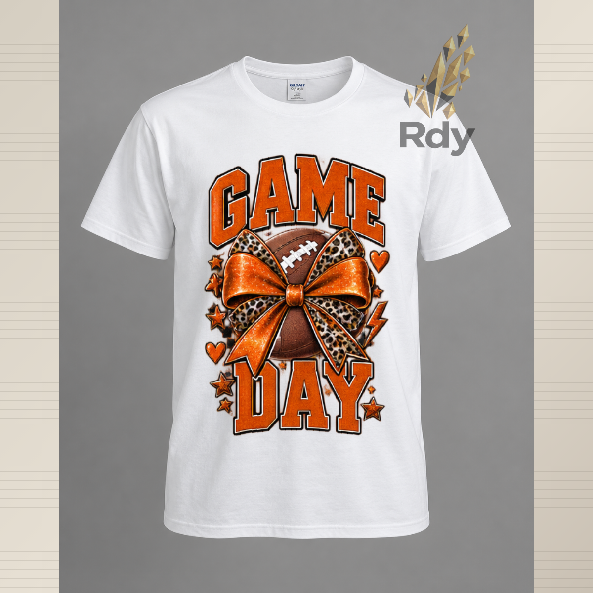 Game Day T-Shirt – Football Bow & Sports Graphic Tee  SEO Title: