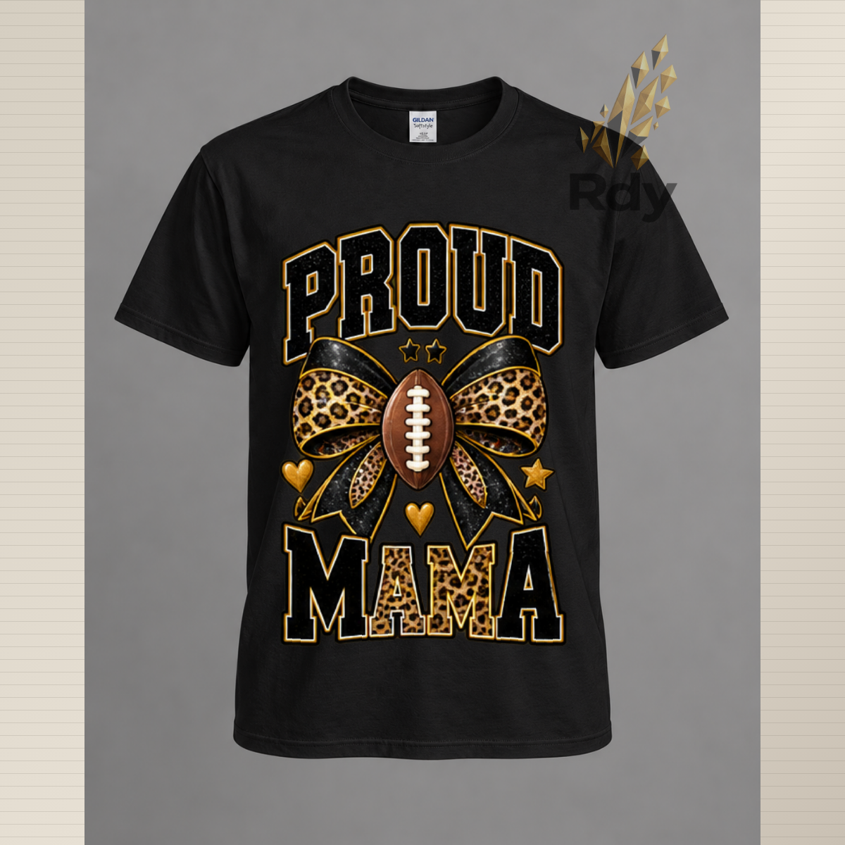 Proud Football Mama T-Shirt – Sports Mom Game Day Tee