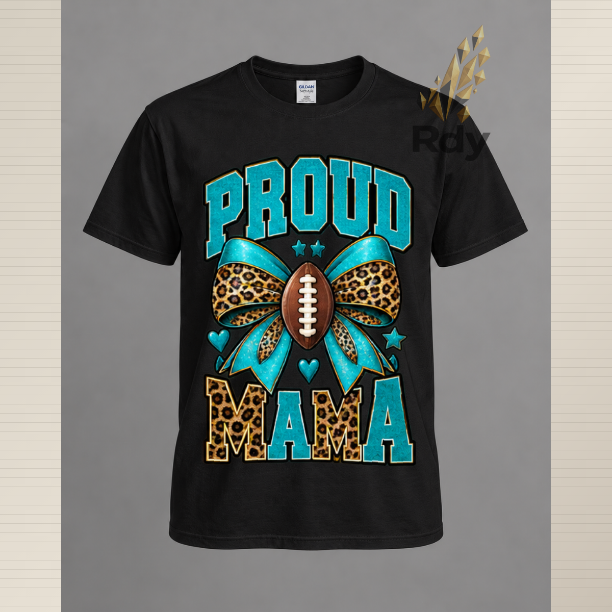 Proud Football Mama T-Shirt – Sports Mom Game Day Tee