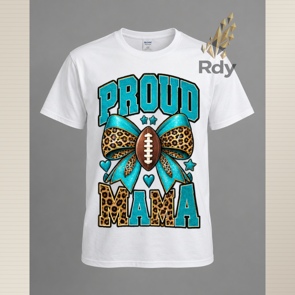 Proud Football Mama T-Shirt – Sports Mom Game Day Tee