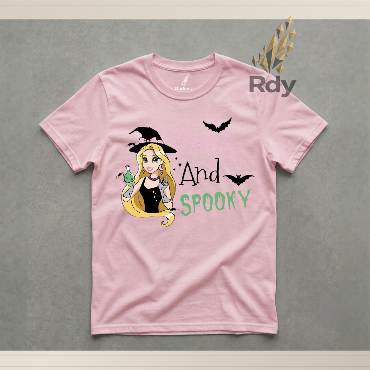 Halloween Princess Witch T-Shirts – Kids & Women’s Spooky Designs
