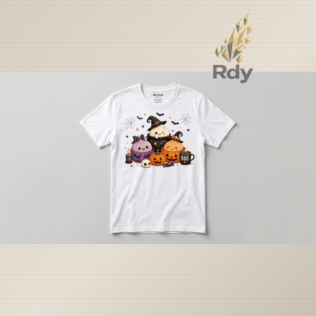 Kids Cute Halloween T-Shirts – Spooky Dumpling Collection