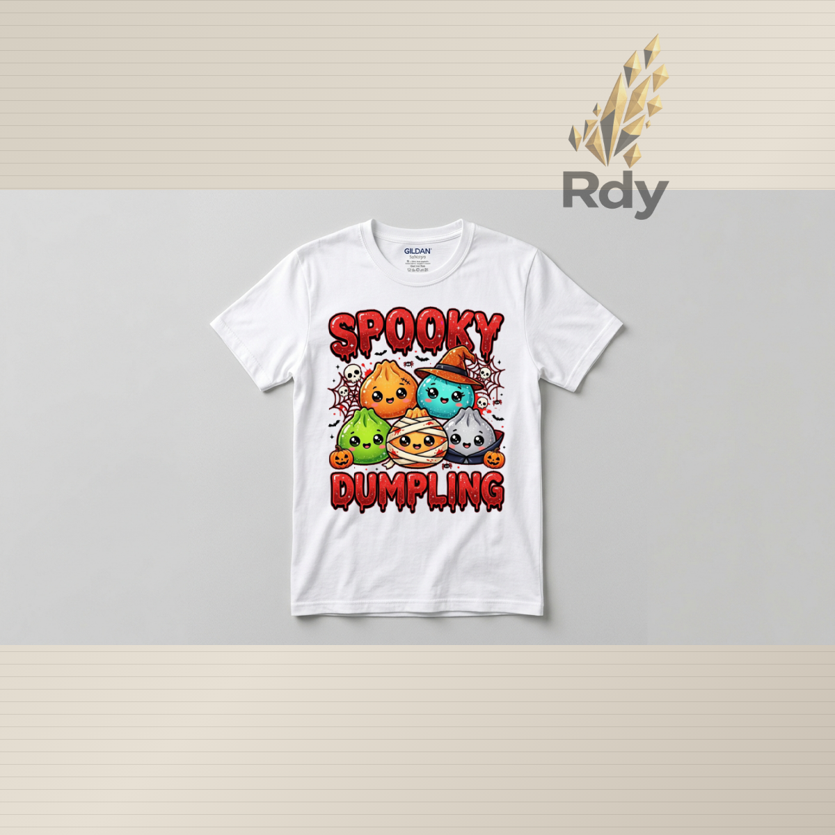 Kids Cute Halloween T-Shirts – Spooky Dumpling Collection