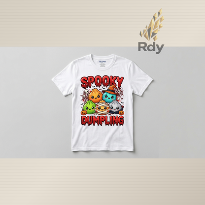 Kids Cute Halloween T-Shirts – Spooky Dumpling Collection