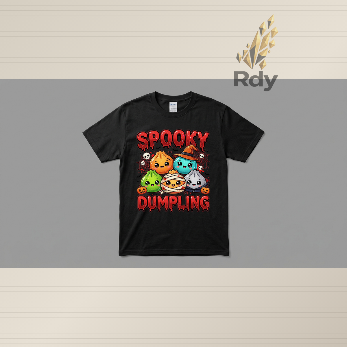 Kids Cute Halloween T-Shirts – Spooky Dumpling Collection