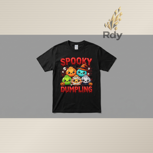 Kids Cute Halloween T-Shirts – Spooky Dumpling Collection