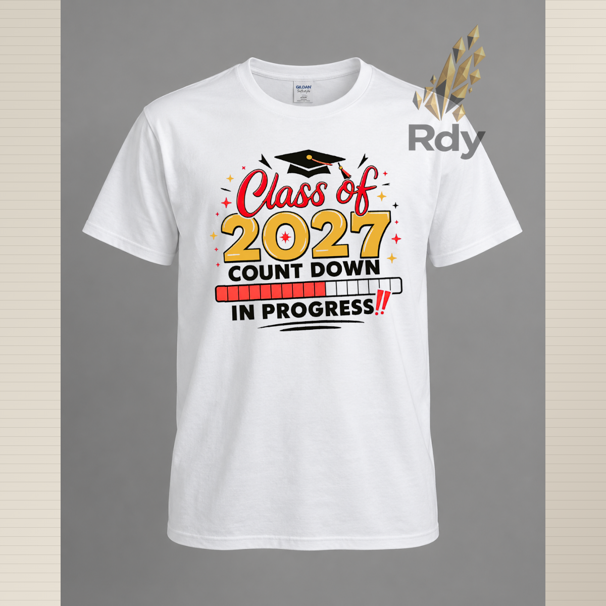 Class of 2027 Countdown Graduation Shirt – Senior Tee