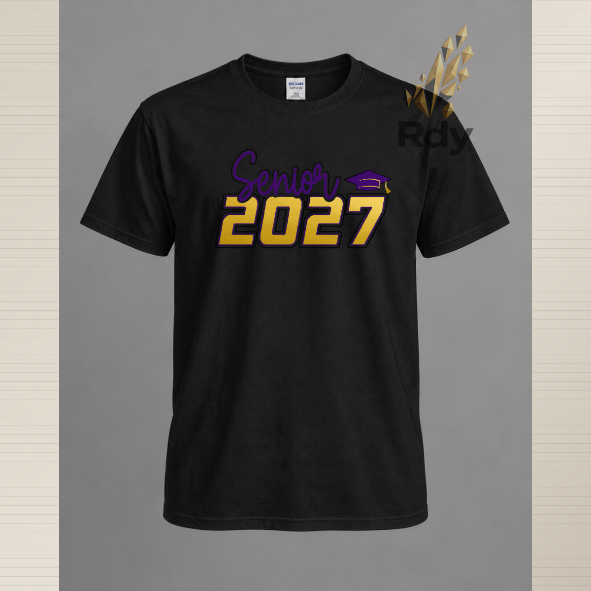 Senior 2027 Classic Graduation Shirt – School Spirit Tee