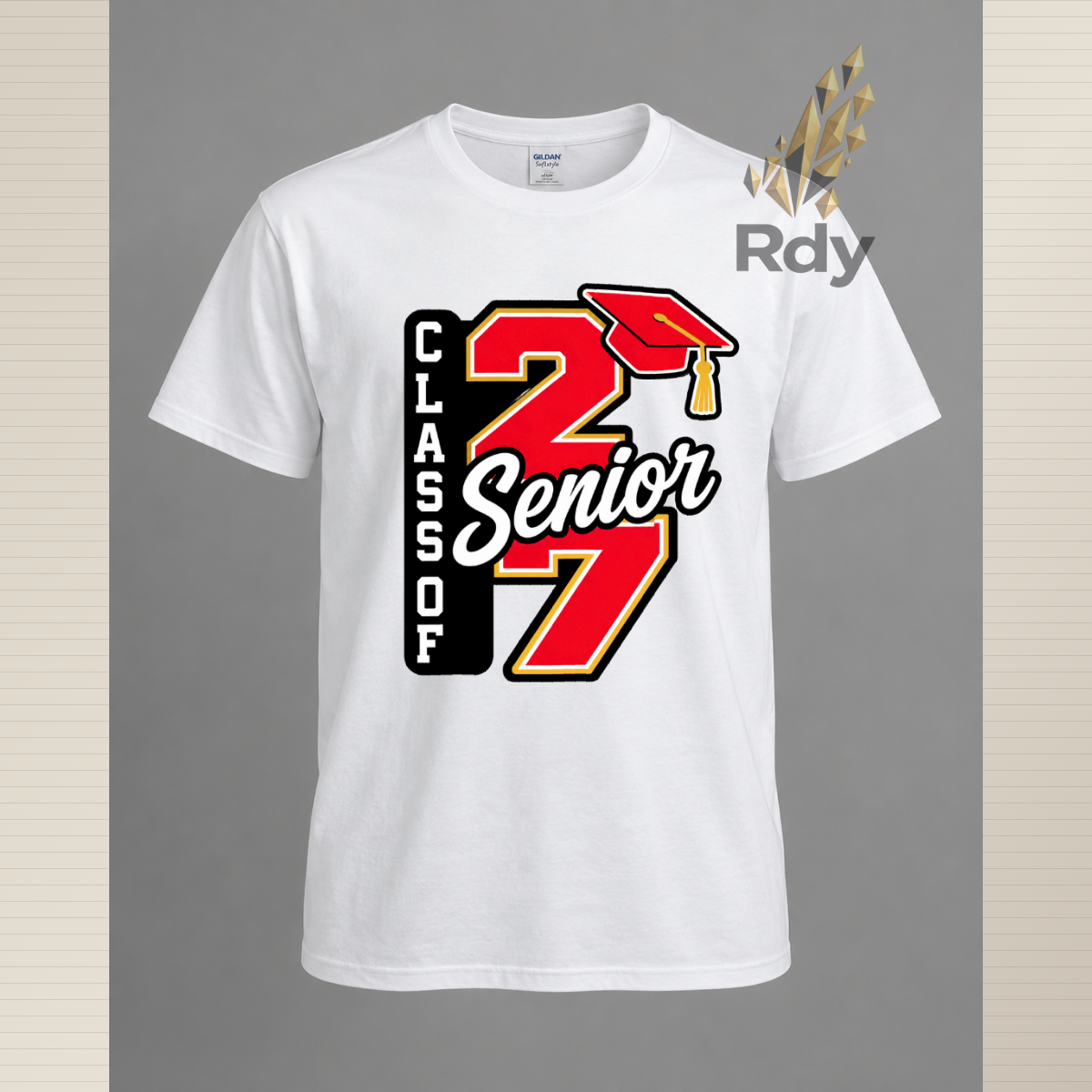 Class of 27 Senior Shirt – Graduation Cap Senior Tee