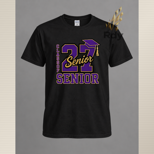 Senior 27 Varsity Graduation Shirt – Class of 2027 Tee