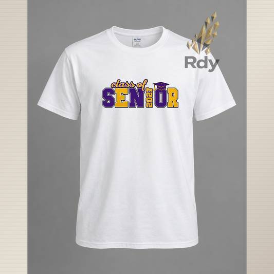 Senior 2027 Minimal Varsity Shirt – Class of 2027 Tee