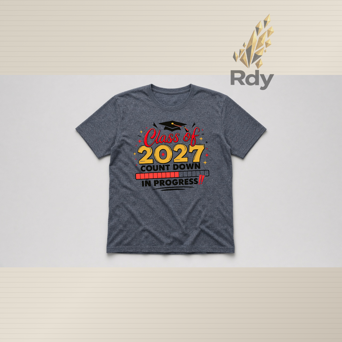 Class of 2027 Countdown Graduation Shirt – Senior Tee