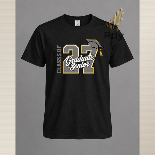 Graduate Senior 27 Shirt – Class of 2027 Graduation Tee