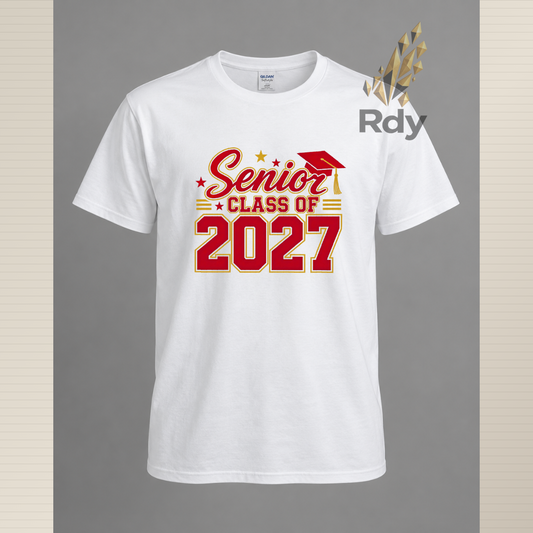 Senior Class of 2027 Graduation Shirt – Varsity Senior Tee
