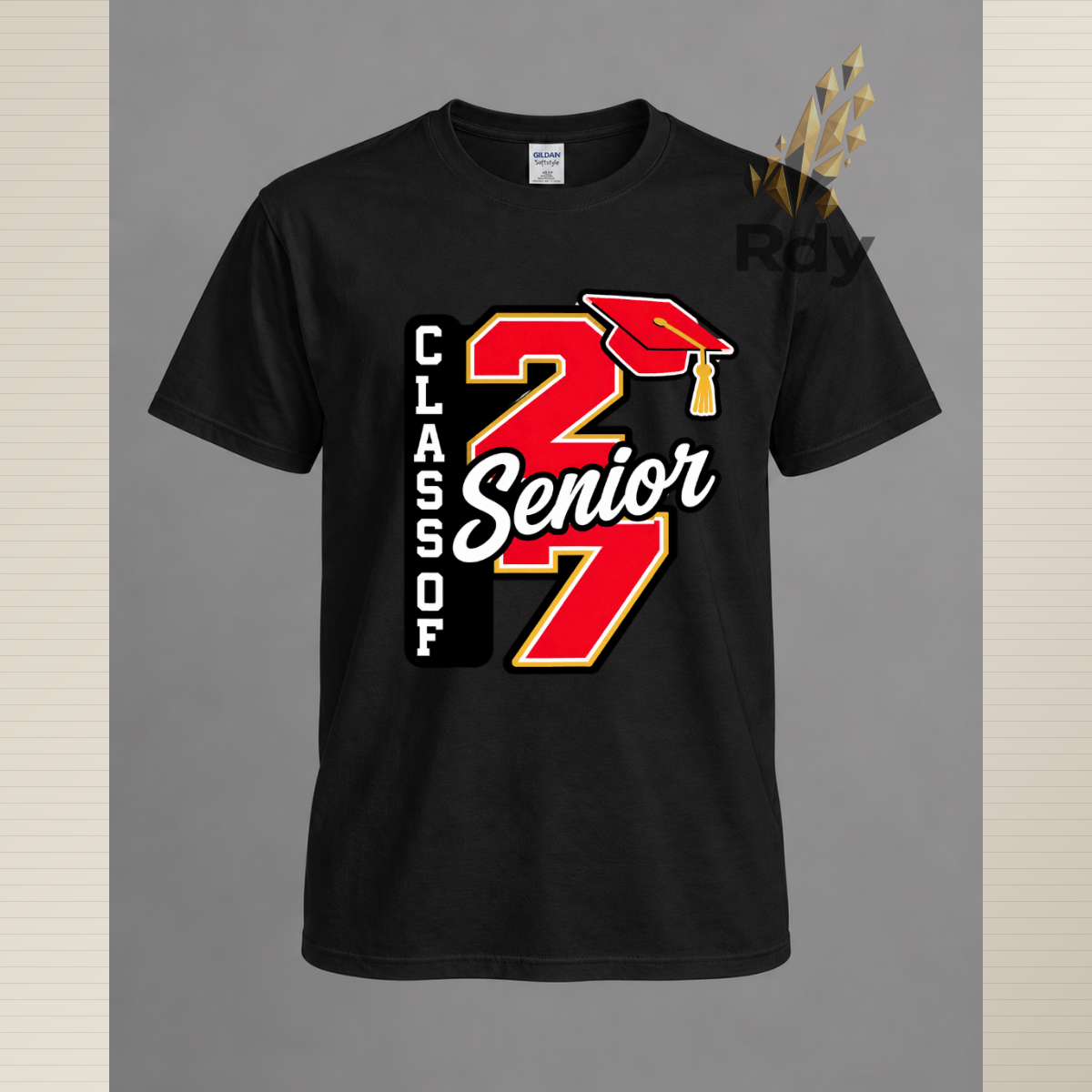 Class of 27 Senior Shirt – Graduation Cap Senior Tee