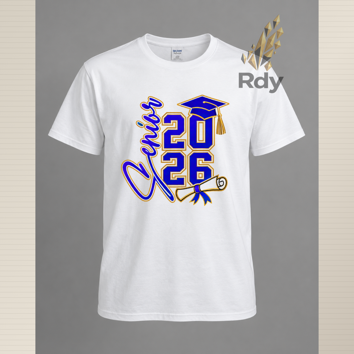 Senior 2026 Graduation Shirt – Diploma & Cap Design