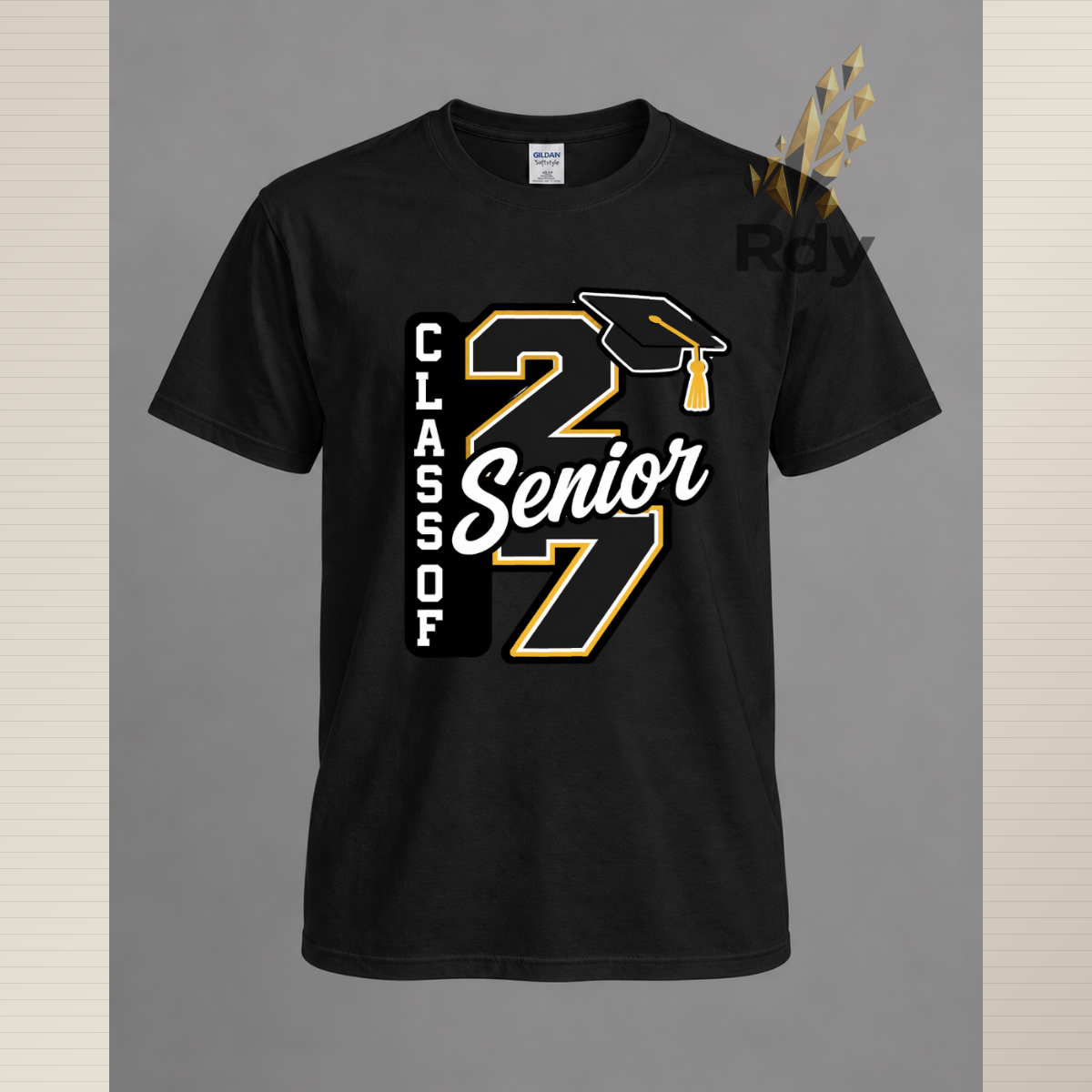 Class of 27 Senior Shirt – Graduation Cap Senior Tee