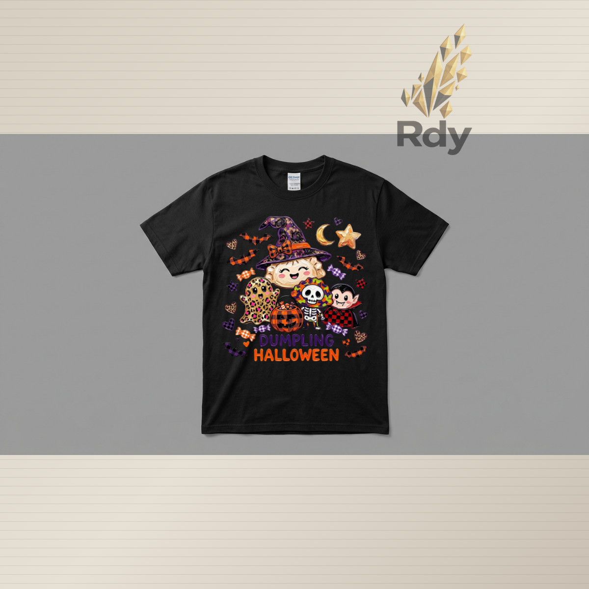 Kids Cute Halloween T-Shirts – Spooky Dumpling Collection